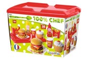 Zabawa w udawanie - Ecoiffier Hamburger Set - 2623