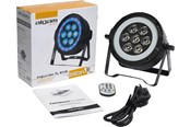 Instrumenty muzyczne i dla DJ'a - Algam Lighting 7 x 6W LED Par Wash z pierścieniem LED RGB - LAL PARWASH76-RING