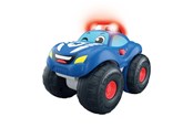 Zabawki dla niemowlat - Clementoni Stunt Wheels Pullback Car Police - 17543
