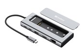 Stacja dokująca - Sandberg USB-C 6in1 Travel Dock SSD Case - 136-82