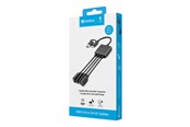 USB hub - Sandberg USB-C/A to 2A+2C Splitter USB hub - 4 - Czarny - 136-81