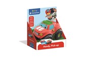 Zabawki dla niemowlat - Clementoni Stunt Wheels Pullback Car Pick Up - 17544