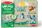 Puzzle - Melissa & Doug Sound Puzzle Zoo Animals - 6074882