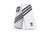 Telefon - Pokrowiec i etui - Adidas OR Booklet Case PU for iPhone 12 / 12 Pro 6.1" - White and Black - 8718846083768