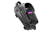 Telefon - Inne akcesoria - Rockbros B68-1 frame-mounted bicycle bag with phone pocket - 1.7L - Black - Rockbros-B68-1