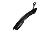 Bike Lights - Rockbros DNB8001 mudguard with red LED light - black - DNB8001BK