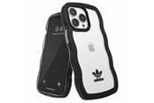 Telefon - Pokrowiec i etui - Adidas OR Wavy Case for iPhone 13 Pro / iPhone 13 - Black and Clear - 8718846109505