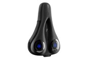 Akcesoria rowerowe - Rockbros LF044BL saddle cover with rain cover - black and blue - LF044BL