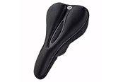 Akcesoria rowerowe - Rockbros LF047-S silicone gel bicycle seat cover size M - black - LF047-S