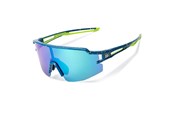 Akcesoria rowerowe - Rockbros Polarized Cycling Glasses with UV Protection and Corrective Insert Blue Lenses - Blue - 8386824303773