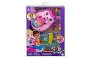 Figurki - Polly Pocket Wearable Hedgehog Mom & Baby Compact - JBJ91