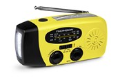 Radio DAB i budzik - Thomson Emergency Hand Crank Radio - Yellow - AM/FM - Mono - Żółty - RT260Y