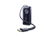 Powerbank - Baseus EnerCore CR11 20000mAh 67W Power Bank with Retractable USB-C Cable - Black Powerbank - 20000 mAh - E0027H00