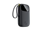 Powerbank - Baseus EnerFill FC31 20000mAh 45W Power Bank with Display with USB-C and Lightning Cables - Black Powerbank - Czarny - 20000 mAh - E0028D00
