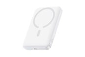 Powerbank - Baseus EnerFill FM11 Ultra-Mini 10000mAh 22.5W MagSafe Compatible Power Bank with Simple USB-C 20V/3A 30cm Cable - White Powerbank - Biały - 10000 mAh - P1008210E213-00