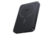 Powerbank - Baseus EnerFill FM12 10000mAh 22.5W Qi2 Power Bank MagSafe Compatible with Simple USB-C 20V/3A 30cm Cable - Black Powerbank - Czarny - 10000 mAh - E0028500