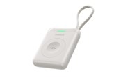 Powerbank - Baseus EnerFill FW11 5W Power Bank for Apple Watch with Built-in Cable - White Powerbank - Biały - E0205302