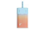 Powerbank - Baseus Popsicle 5200mAh 20W Powerbank with Built-in Lightning Cable (+ White Simple USB-C - USB-C 60W/20V/3A/30cm Cable) - Blue-Orange Powerbank - 5200 mAh - P10055601713-00