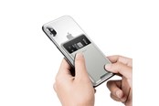 Telefon - Inne akcesoria - Baseus self-adhesive card case for phone documents gray (ACKD-B0G) - ACKD-B0G