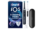 Szczoteczka elektryczna do zebów - Oral-B Elektryczna szczoteczka do zębów iO5 Matt Black/QuiteWhite Duo - 8006530068130