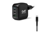 Telefon - Adapter i Ładowarka - PORT Designs PORT Connect power adapter - GaN II with 2 m cable - 2 x USB-C USB Type A - 65 Watt - 902065PEU