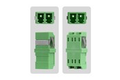 Kabel sieciowy - StarTech.com network coupler - green - Zielony - DUPLEXLCAPCNOF