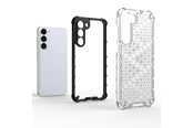 Telefon - Pokrowiec i etui - Hurtel Honeycomb Case for Samsung Galaxy S23+ Armored Hybrid Cover Transparent - 9145576272329
