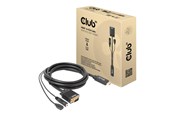 Kabel wyświetlacza - Club 3D adapter cable - HDMI / VGA / audio - 2 m - CAC-1712