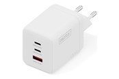 Telefon - Adapter i Ładowarka - DIGITUS power adapter - GaN - 2 x USB-C USB - 100 Watt - DA-10304