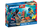 Playmobil - Playmobil Miasto Akcji - Nurek policyjny ze skarbem - 72078