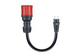 Ladowanie samochodów elektrycznych - go-e Gemini flex 11 kW adapter CEE to EU plug - CH-04-34