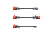 Ladowanie samochodów elektrycznych - go-e Gemini flex 11 kW adapter set CEE red 32 A CEE blue 16 A EU plug - CH-04-37