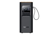 Akcesoria rowerowe - Baseus SuperMini Pro Battery Compressor with Display - Black - C11159300111-00