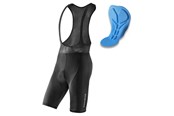 Akcesoria rowerowe - Rockbros RK2002L short bib shorts with L insert - black - RK2002L