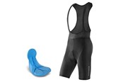 Akcesoria rowerowe - Rockbros RK2002XL bib shorts with XL pad - black - RK2002XL