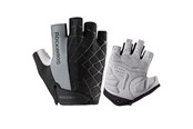 Akcesoria rowerowe - Rockbros S109GR cycling gloves size M - gray - S109GR-M