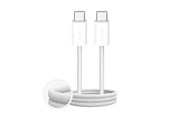 Kabel USB - Puro Fabrik 4 240W Braided Cable USB-C - USB-C 1m - White - PUCCC240WFABK4WHI
