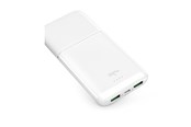 Powerbank - Puro Powerbank DAILY 10 PLUS 10000mAh 2x USBA / 1x USB-C 22.5W - White - 10000 mAh - PUFCBB100P3WHI