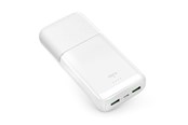 Powerbank - Puro Powerbank DAILY 20 PLUS 20000mAh 2x USB-A / 1x USB-C 22.5W PD AFC - white - 20000 mAh - PUFCBB200P3WHI