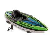 Zabawy w wodzie - Intex Kajak Challenger K1, 1 osoba, 274x76x33 cm - 68305