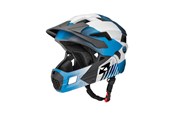 Akcesoria rowerowe - Rockbros TS-61 10110061001 Children's Bike Helmet with Detachable Chin Size S (48-54) - Blue - 10110061001