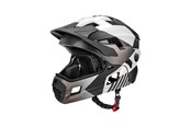 Akcesoria rowerowe - Rockbros TS-61 10110061005 Children's Bike Helmet with Detachable Chin Size S (48-54) - Gray - 10110061005