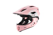 Akcesoria rowerowe - Rockbros TT-32002 Rabbit Children's Bike Helmet with Detachable Chin Size M (54-58) - Pink - TT-32002