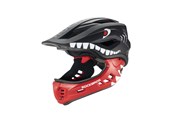 Akcesoria rowerowe - Rockbros TT-32005 Shark Children's Bike Helmet with Detachable Jaw Size M (54-58) - Black - TT-32005