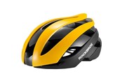 Akcesoria rowerowe - Rockbros 10110004006 bicycle helmet size M - yellow and black - 10110004006