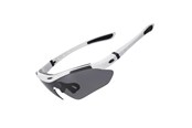 Akcesoria rowerowe - Rockbros 10142 photochromic UV400 cycling glasses - white - 10142