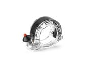 Akcesoria rowerowe - Rockbros 34210028002 Q-shaped bicycle bell - transparent - 34210028002