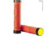 Akcesoria rowerowe - Rockbros 40720007004 Bicycle Grips with Reflector – Orange - 40720007004