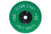 Sport i fitness - TITAN LIFE PRO Bumper Plates Elite 10 kg - 400-800029