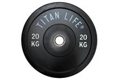 Sport i fitness - TITAN LIFE PRO Bumper Plate Rubber 20 kg - 400-800008